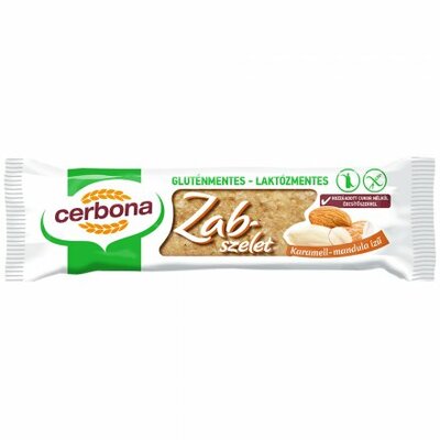 Cerbona gluténmentes karamell-mandula ízű zabszelet 40 g