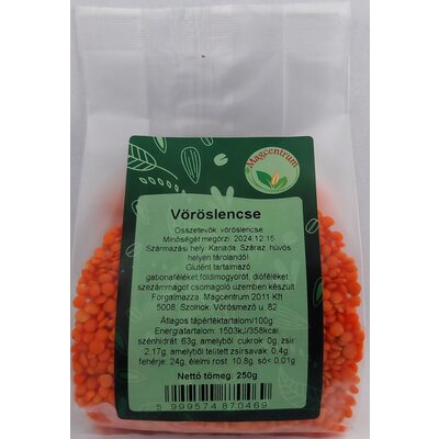 Magcentrum vöröslencse egész 250 g