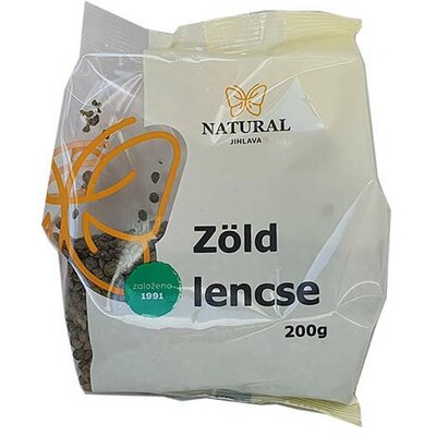 Natural zöld lencse 200 g