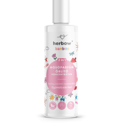 Herbow bambino 2in1 mosóparfüm öblítő koncentrátum gyümölcsös kert 200 ml