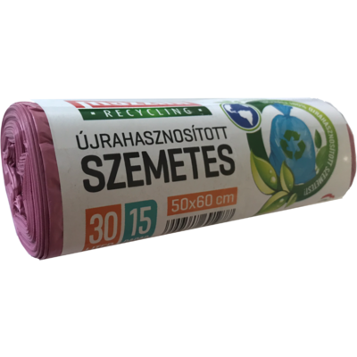 Mazzini újrahasznosított szemeteszsák 30L 15 db