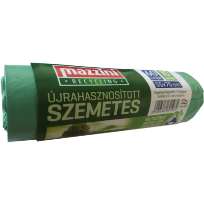 Mazzini újrahasznosított szemeteszsák 60L 10 db