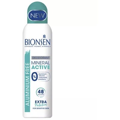 Bionsen deo spray mineral active érzékeny bőrre alumínium mentes 150 ml