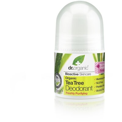 Dr.organic bio teafa golyós deo 50 ml