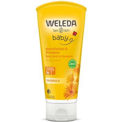 Weleda calendula tusfürdő és sampon 200 ml