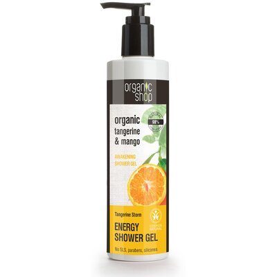 Organic Shop bio mandarin vihar ébresztő tusfürdő 280 ml