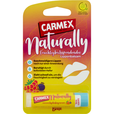 Carmex naturally ajakápoló stift bogyós gyümölcsös 4 g