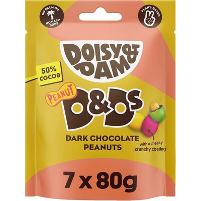 Doisy & Dam Étcsokoládéval bevont mogyorós drazsé 30g