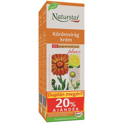 Naturstar körömvirág krém plusz dupla 2x60ml 120 ml