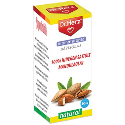 Dr.herz mandulaolaj 100% hidegen sajtolt 50 ml