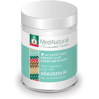 Medinatural organikus extra szűz kókuszolaj 100 ml