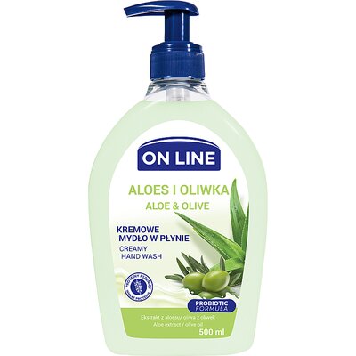 On Line folyékony krémszappan aloe vera és olíva 500 ml