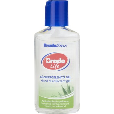 Bradolife kézfertőtlenítő gél aloe vera 50 ml