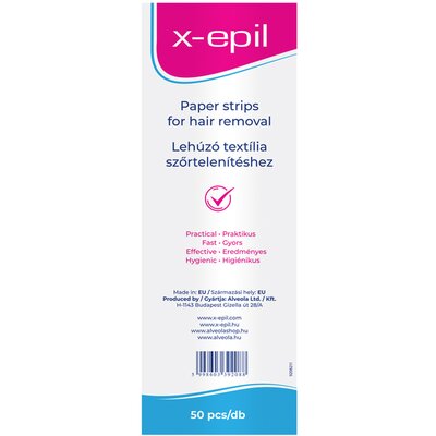 X-Epil lehúzó textilcsíkok 50 db