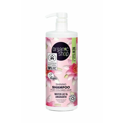 Organic Shop bio shine sampon vízililiommal és amaránttal 1000 ml