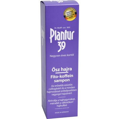 Plantur 39 fito-koffein sampon ősz hajra 250 ml