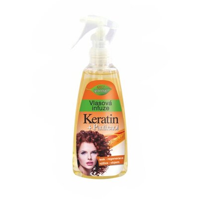 Bione cosmetics keratin+panthenol folyékony haj regeneráló térfogatnövelő spray 260 ml