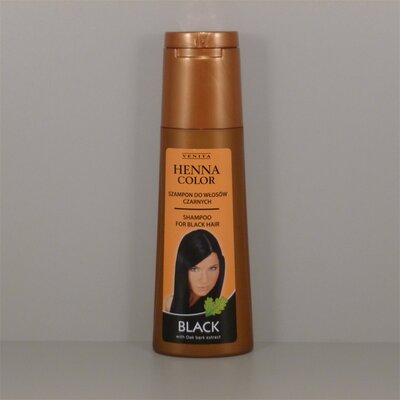 Henna Color hajsampon fekete árnyalatú hajra 250 ml