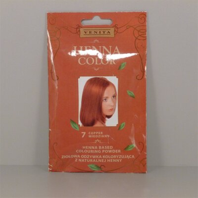 Henna Color hajszínezőpor nr 7 rézvörös 25 g