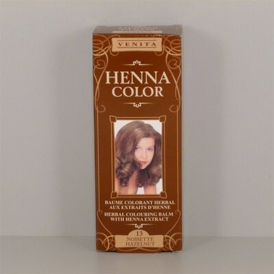 Henna Color szinező hajbalzsam nr 13 mogyoróbarna 75 ml