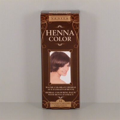 Henna Color szinező hajbalzsam nr 14 gesztenyebarna 75 ml