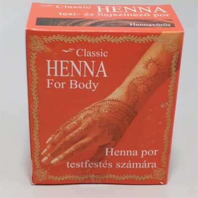 Classic Henna por 100% 100 g