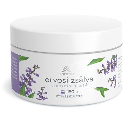 Bioextra orvosi zsálya bedörzsölő krém 180 ml