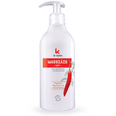 Dr.kelen masszázskrém hot 500 ml