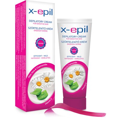 X-Epil szőrtelenítő krém érzékeny bőrre 75 ml