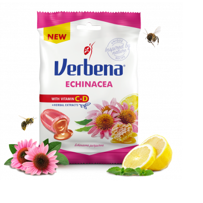 Verbena cukorka echinacea 60 g