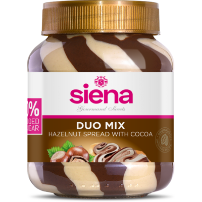 Siena duo mix kakaós mogyorós tejkrém édesítőszerrel 400 g