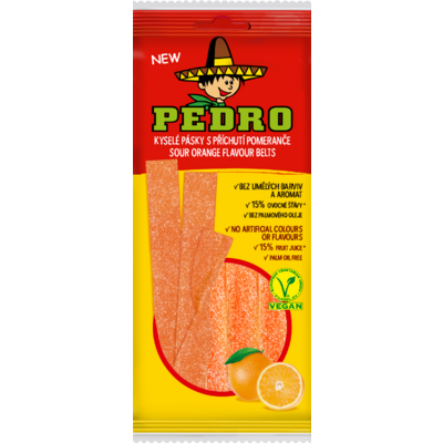 Pedro orange belt gumicukor vegán 80 g