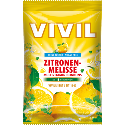 Vivil cukormentes multivitaminos frissítő citromos cukor 60 g