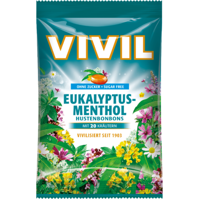 Vivil cukormentes mentolos eukaliptuszos torokcukor 60g