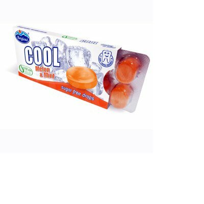 Cool melon&mint sárgadinnye-mentol ízű cukormentes cukorka 16 g