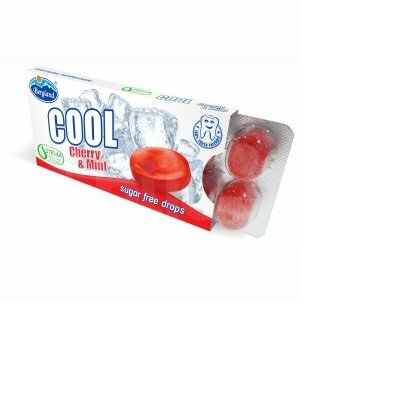 Cool cherry&mint meggy-mentol ízű cukormentes cukorka 16 g