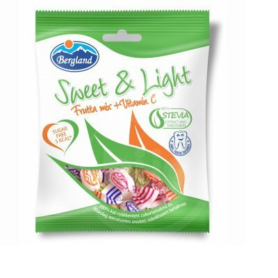 Sweet&light frutta mix+vitamin c cukormentes cukorka 60 g