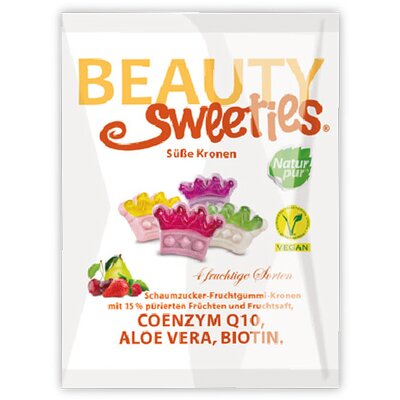 Beauty Sweeties gluténmentes vegán gumicukor koronák 125 g