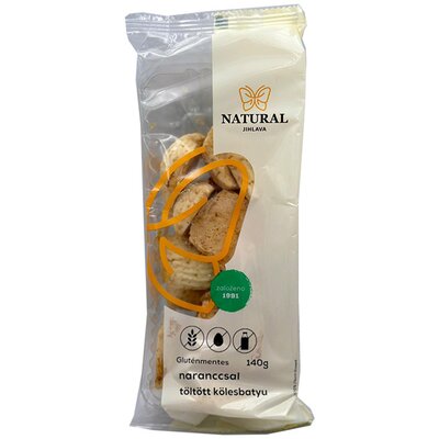 Natural gluténmentes kölesbatyu narancsos 140 g