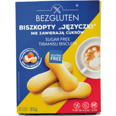 Bezgluten gluténmentes tiramisu keksz 85 g