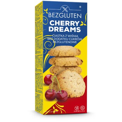 Bezgluten gluténmentes meggyes álom hozzáadott cukor nélkül 110 g