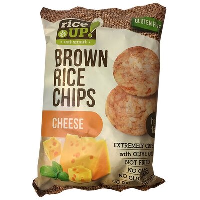 Rice Up barna rizs chips sajtos 60 g