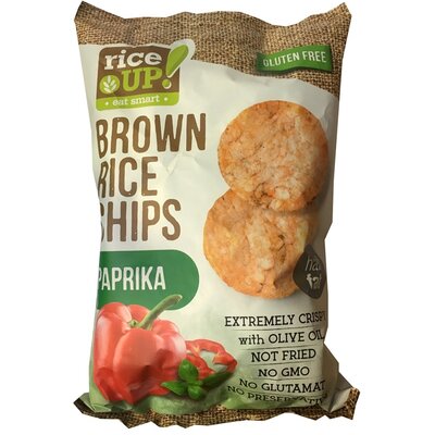 Rice Up barna rizs chips paprikás 60 g