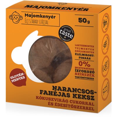 Majomkenyér narancsos-fahéjas keksz 50 g