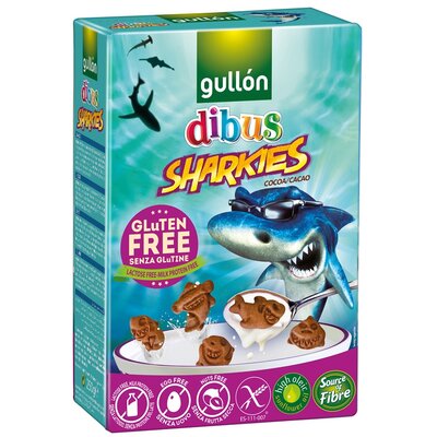 Gullón dibus sharkies gluténmentes reggeliző keksz 250 g