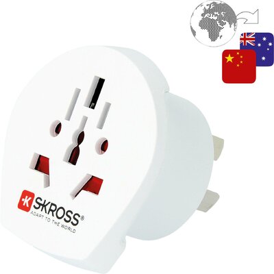 Skross 1.500222-E Úti adapter CA W to AUS/CHINA