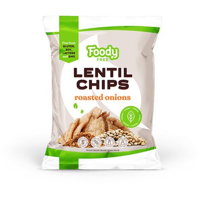 Foody Free gluténmentes lencse chips sülthagymával 50 g