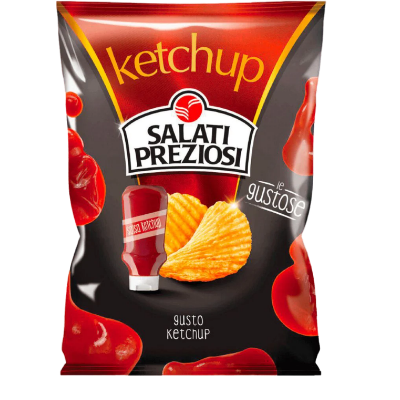 Salatipreziozi ketchup ízű chips gluténmentes 110 g