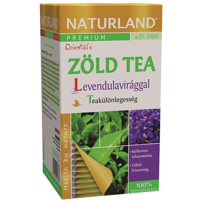 Naturland prémium zöld tea levendulavirággal 30 g