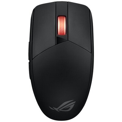 Asus ROG Impact III Wireless Gamer egér Rádiójel vezérlésű, Bluetooth™ Optikai Fekete 6 Gombok 36000 dpi Világít